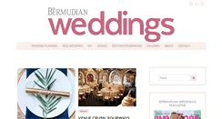 Desktop Screenshot of bermudianweddings.com
